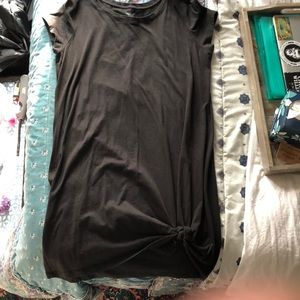 Black t shirt dress